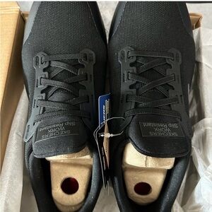 Skechers Wide Fit Black Slip-Ons New